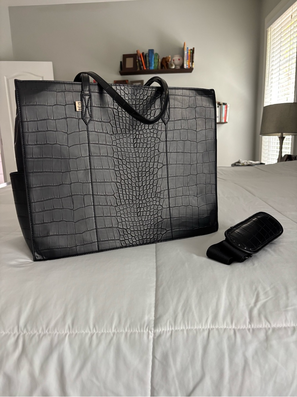 BEIS The Large Work Tote Laptop Bag & Work Tote Black